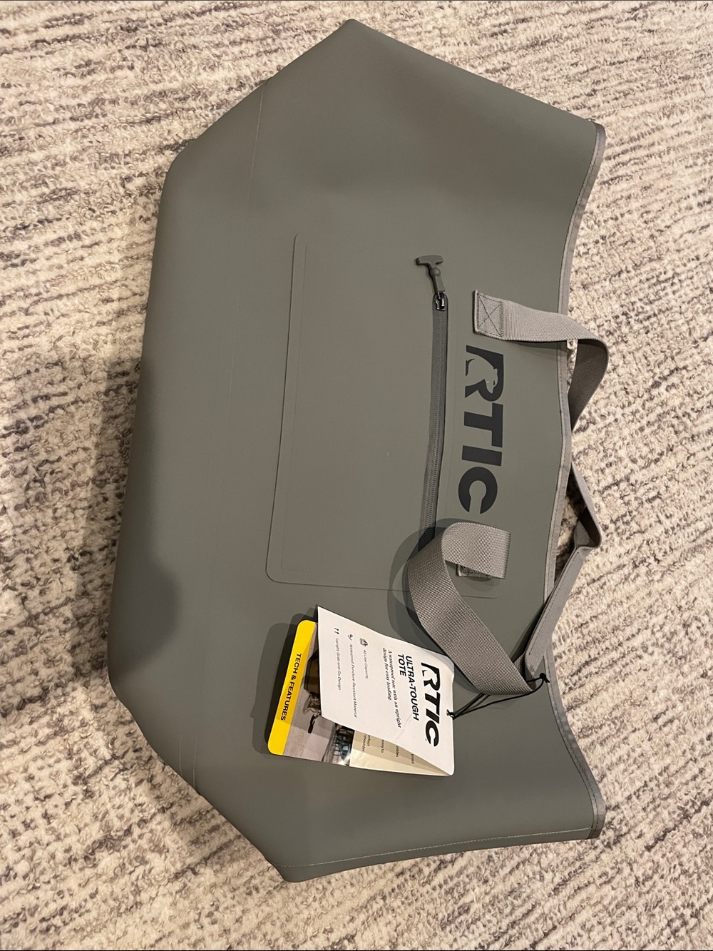 RTIC Olive Green Water-Resistant Tote Bag